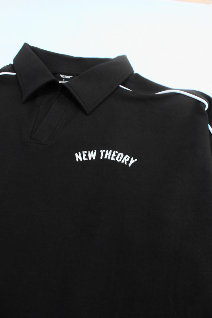 Legacy Full Sleeve Polo - Black