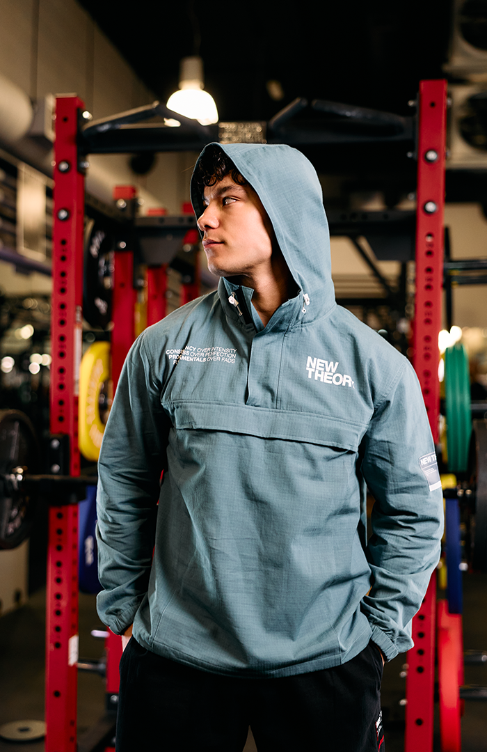 NT001 Parkha Hoodie Lead Blue