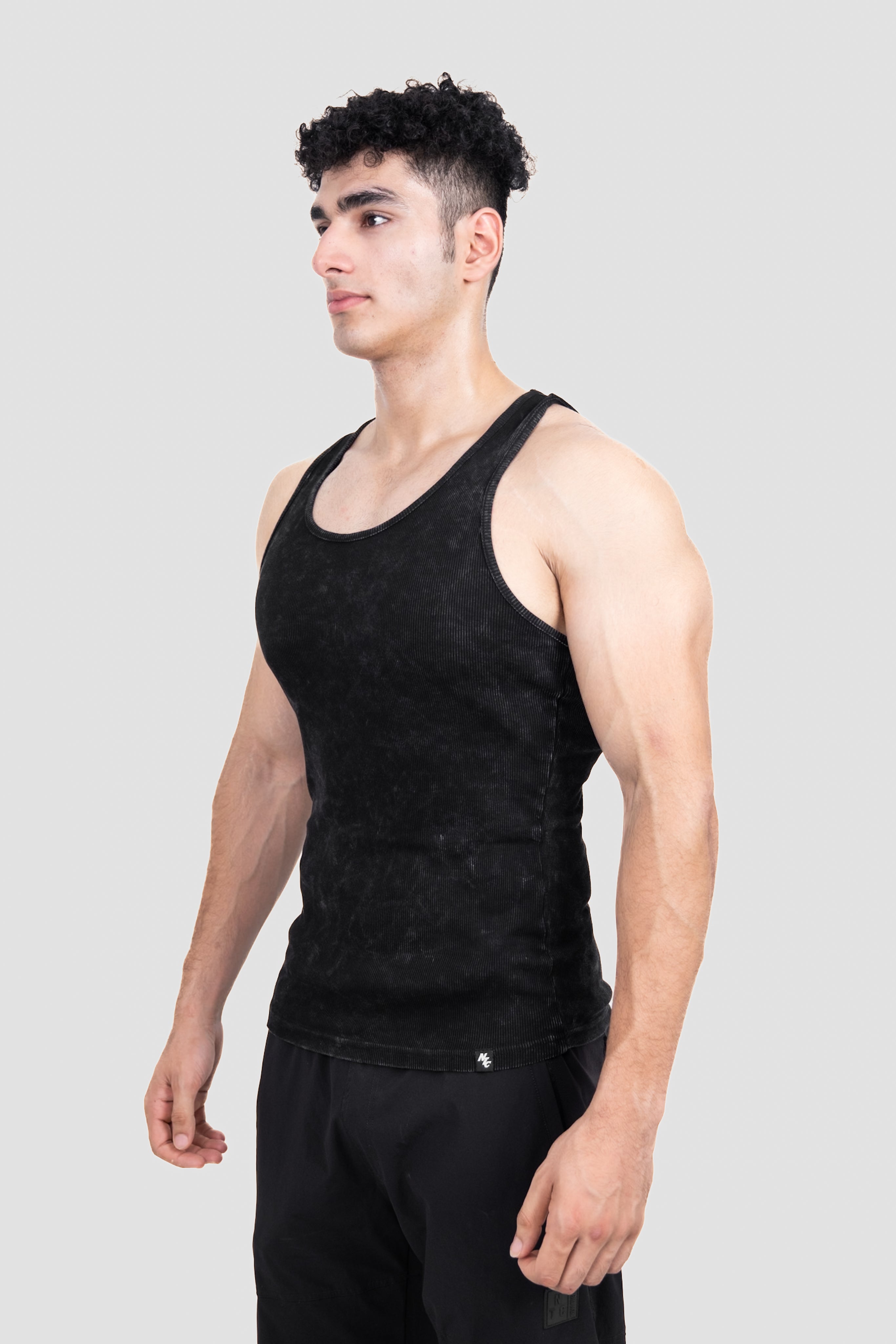 Washed Muscle-Up Ribbed Tank 2pk