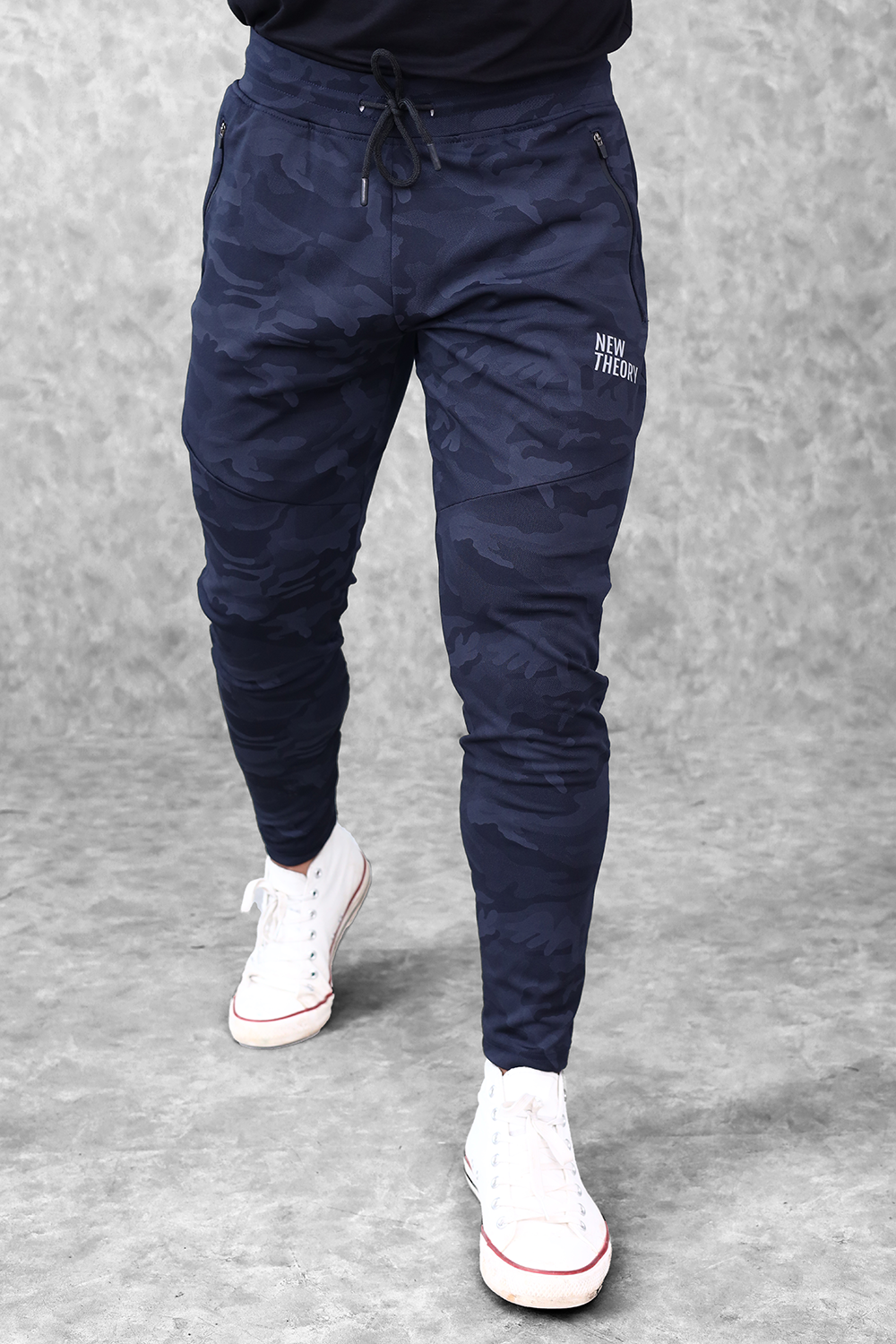 Camo Performance Jogger- Navy