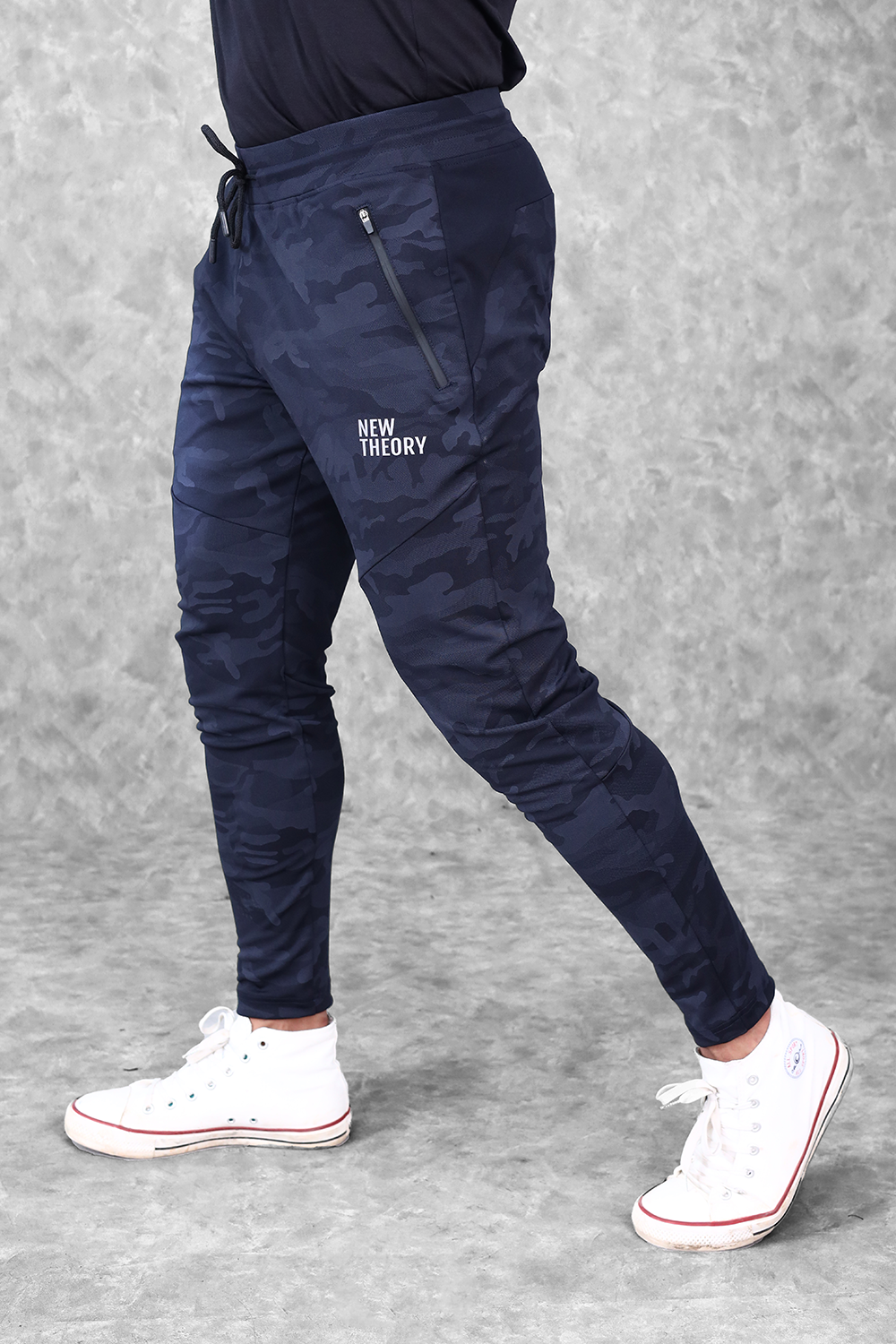 Camo Performance Jogger- Navy