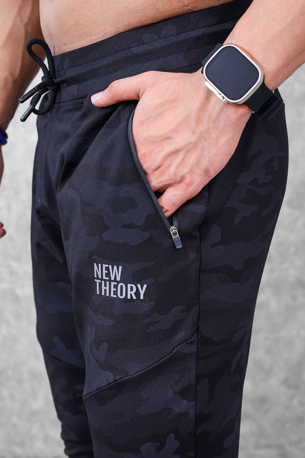 Camo Performance Jogger- Black