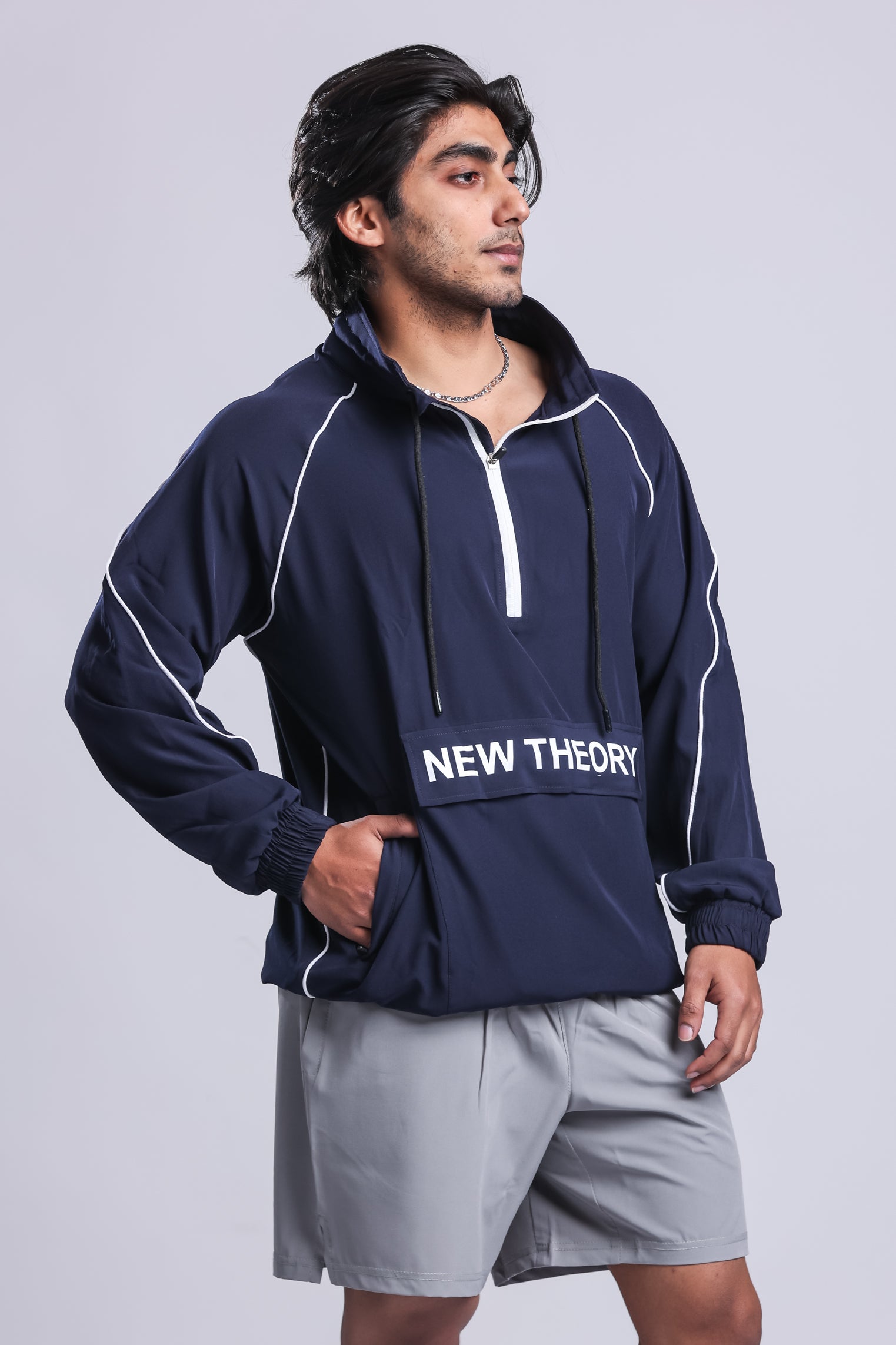 Essential Performance Quarter Zip- Navy