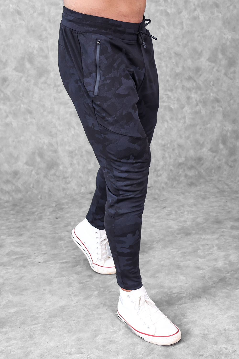 Camo Performance Jogger- Black