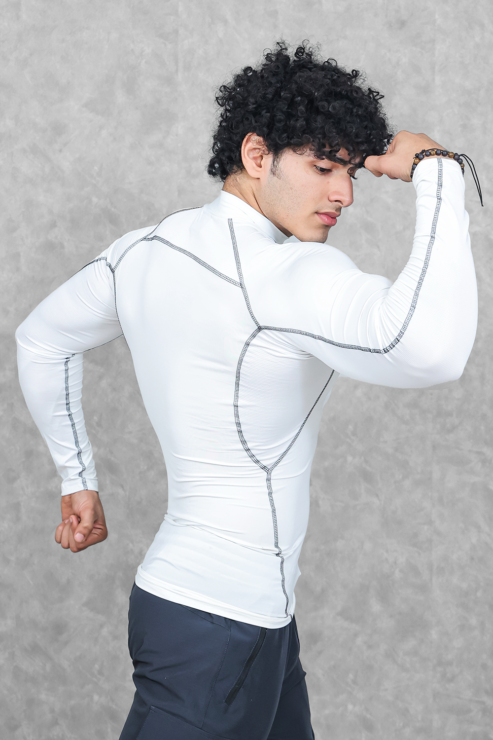 Critical Compression Full Sleeve T-shirt - White