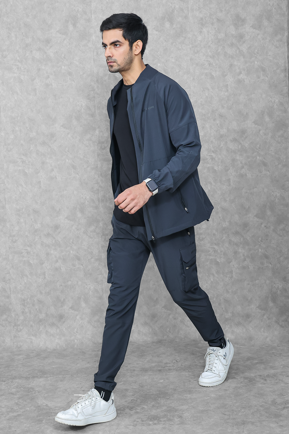 Impact Woven Cargo Tracksuit - Dark Grey