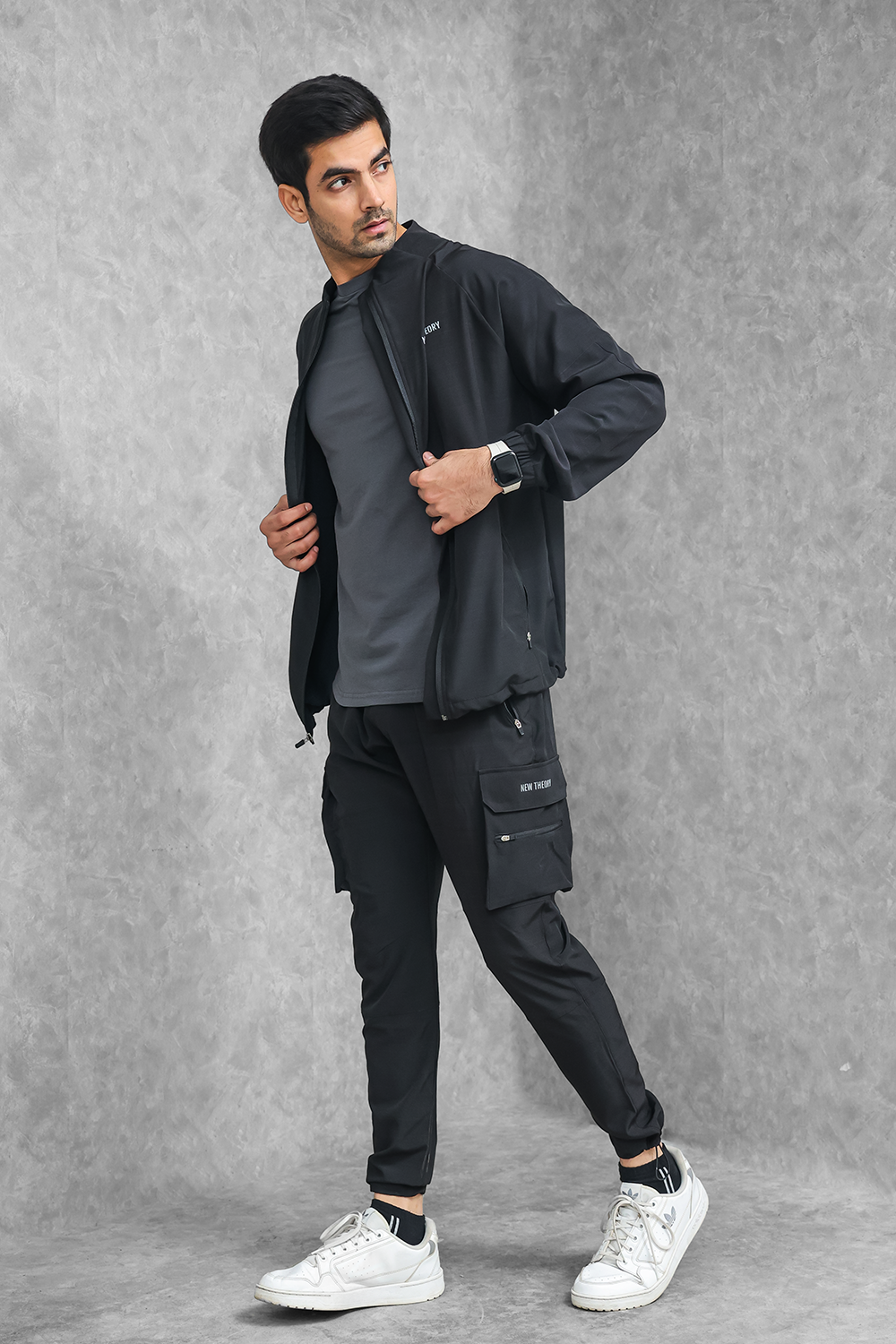 Impact Woven Cargo Tracksuit - Black