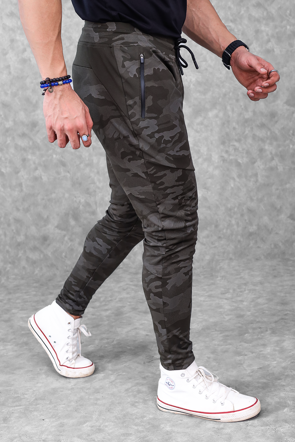 Camo Performance Jogger- Olive