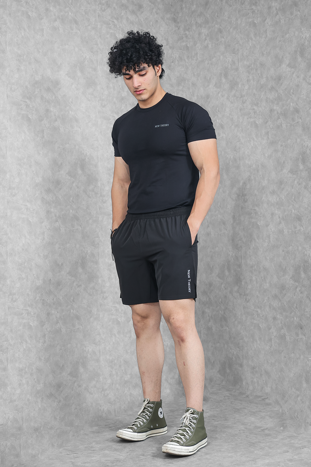 Dry-Fit Woven shorts- Black