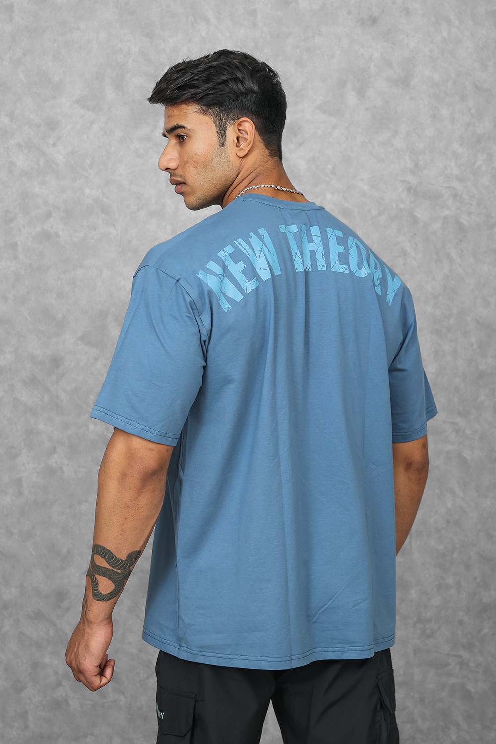 Legacy Oversized T-Shirt - blue