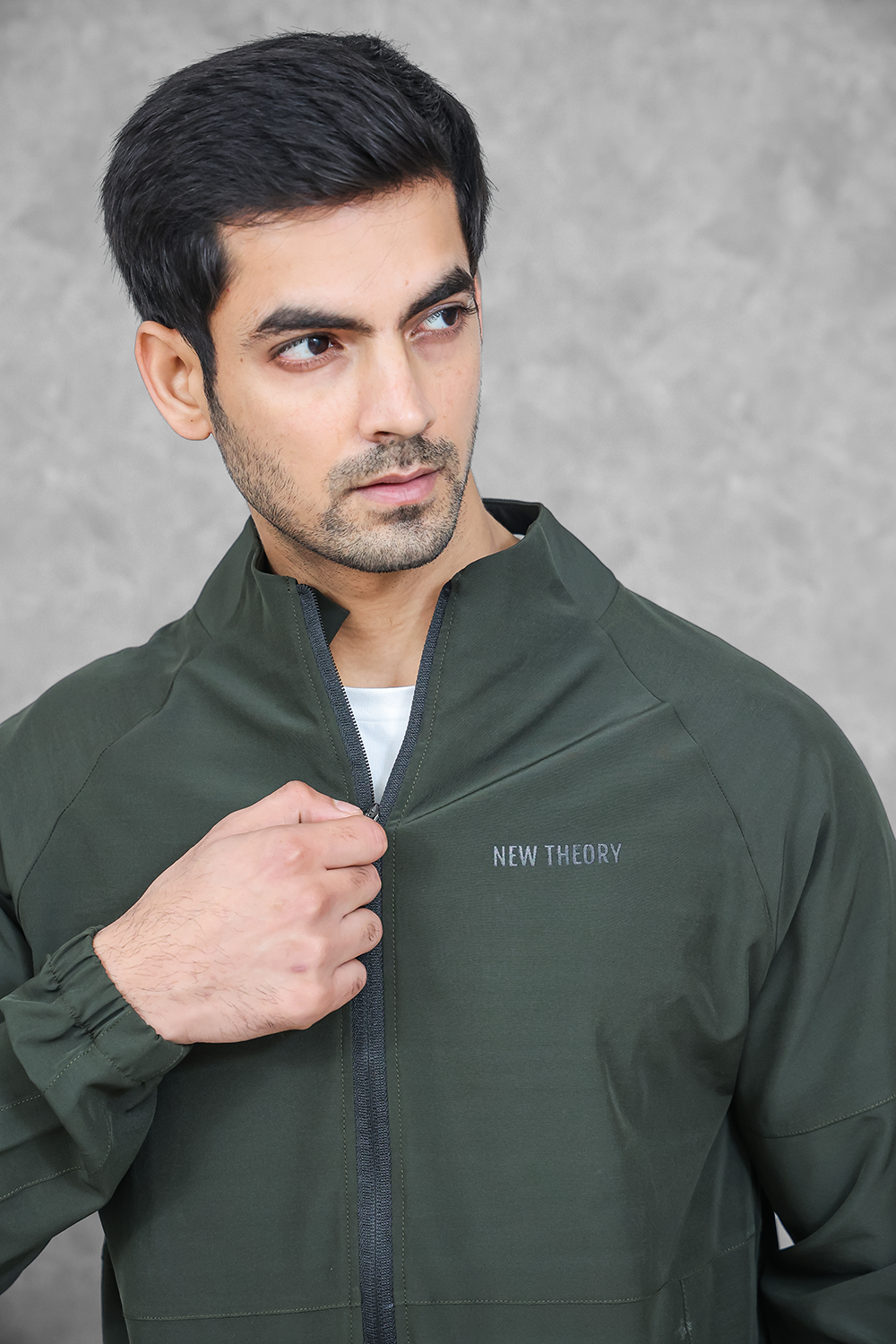 Impact Woven Track Top - Olive