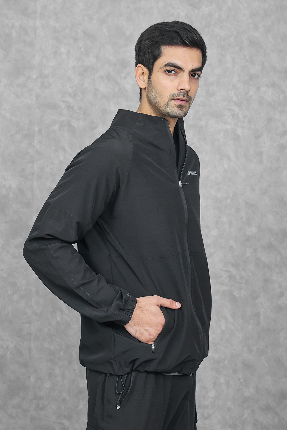 Impact Woven Track Top - Black