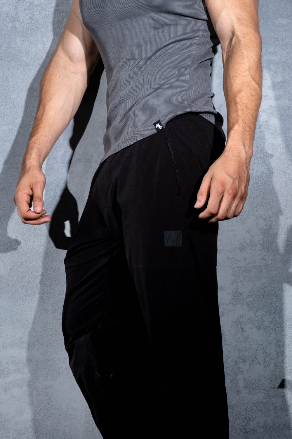 Carbon Straight Leg Pant - Black + Alpha T-shirt - Black