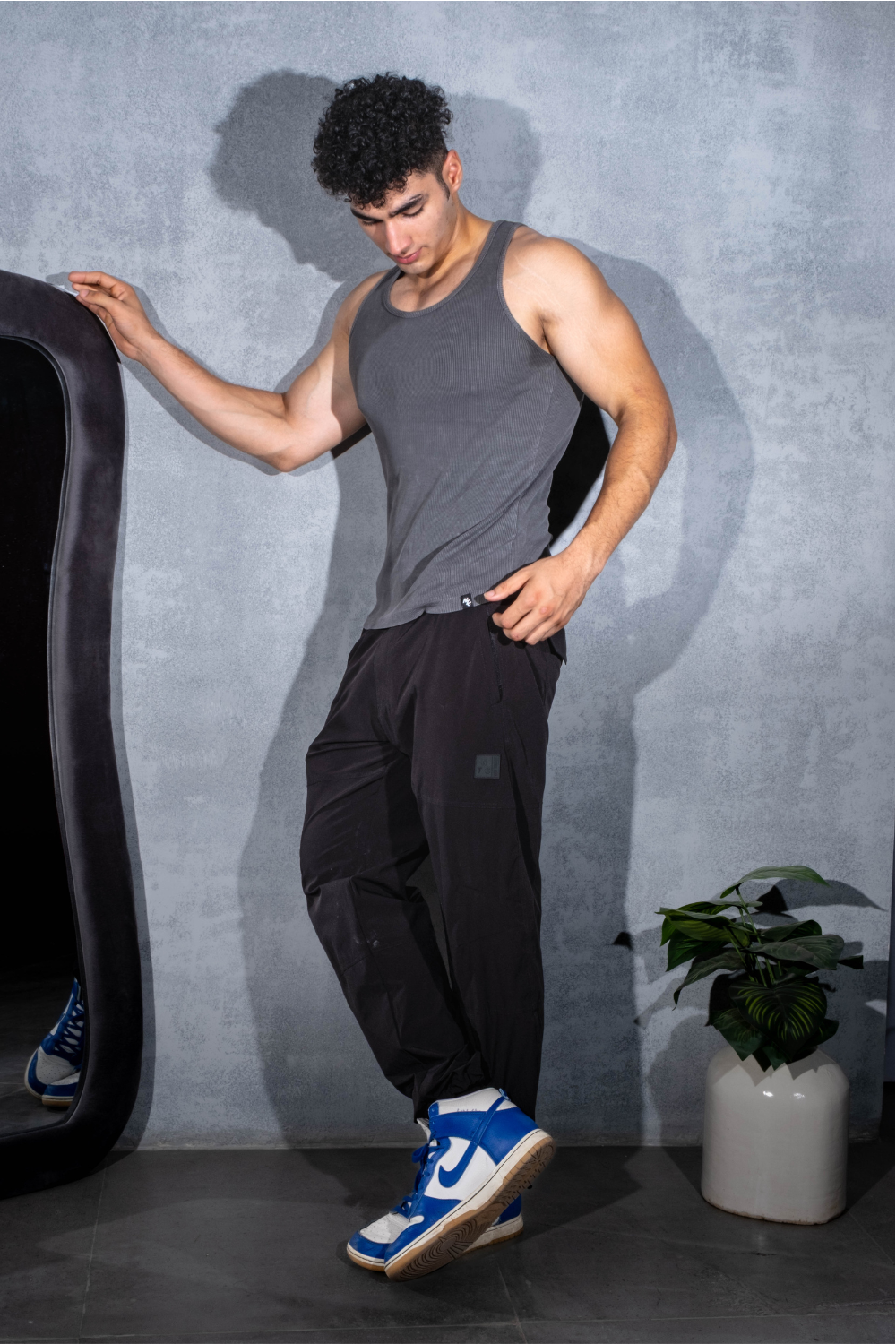 Carbon Straight Leg Pant -Black