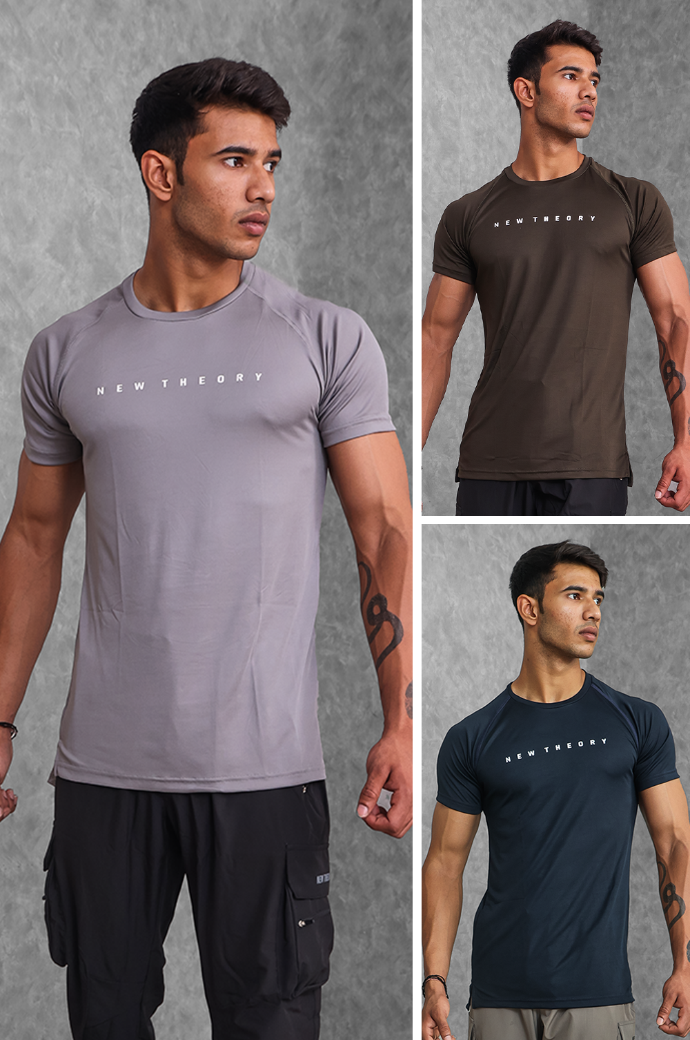 Insignia T-Shirt 3pk Earthy Colours