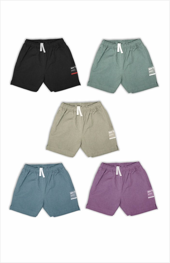 NT001 100% Cotton Shorts 5' inch 5pk