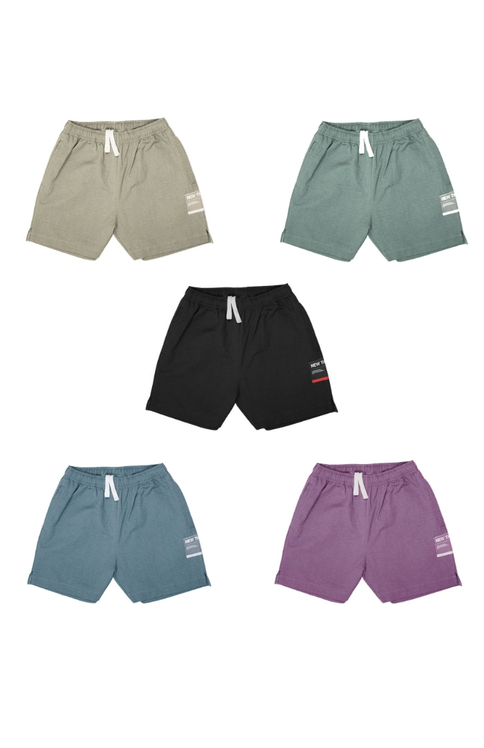 NT001 100% Cotton Shorts 5' inch 5pk