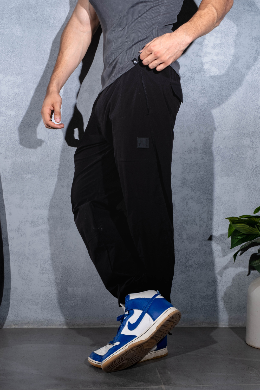 Carbon Straight Leg Pant - Black + Alpha T-shirt - Black