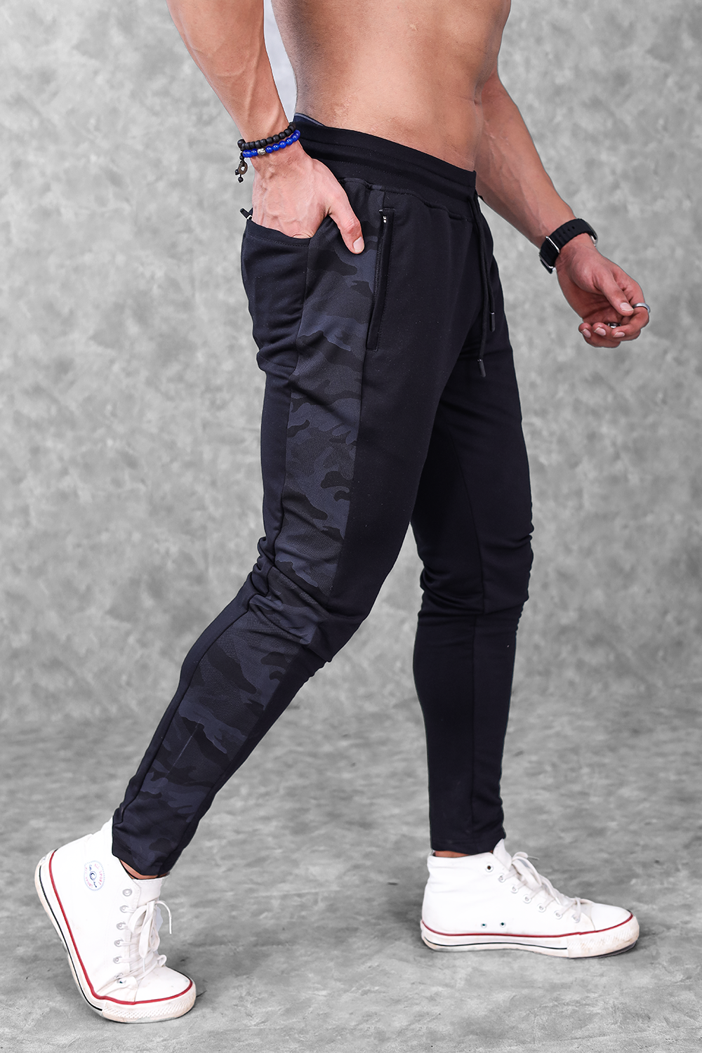 Active Camo Tracksuit- Black