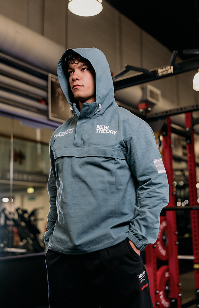NT001 Parkha Hoodie Lead Blue