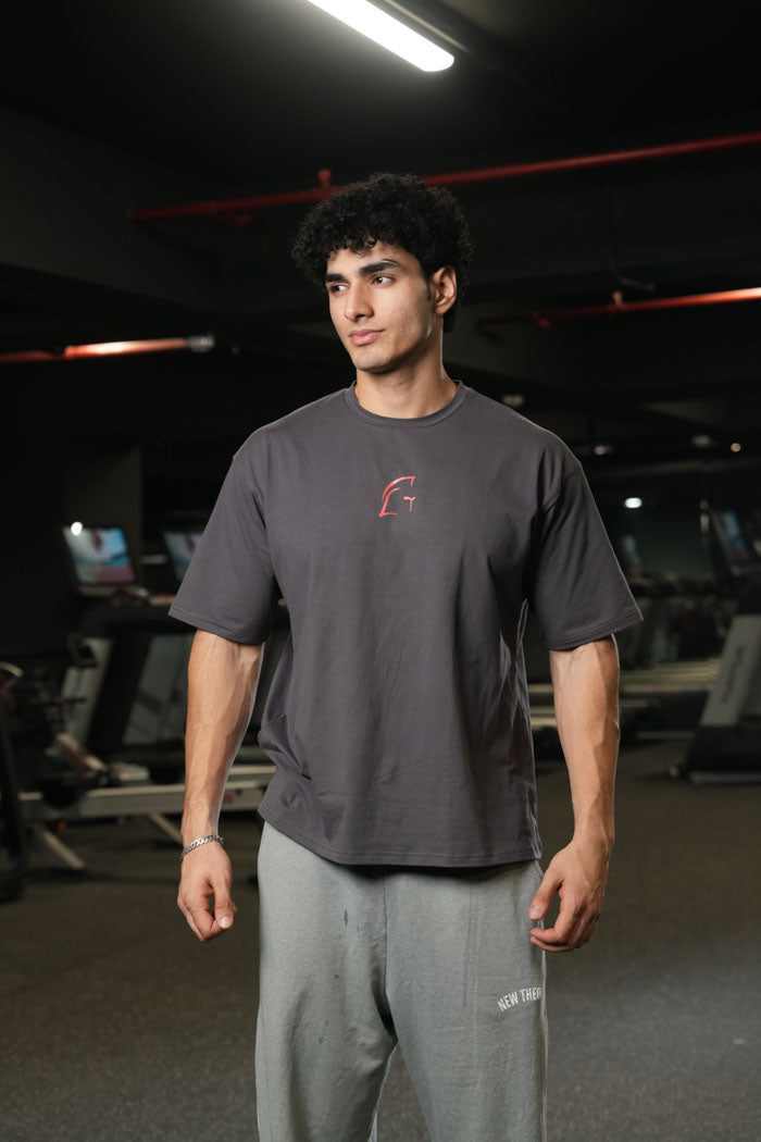 Legacy Oversized T-Shirt-Grey