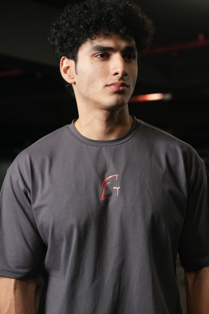 Legacy Oversized T-Shirt-Grey