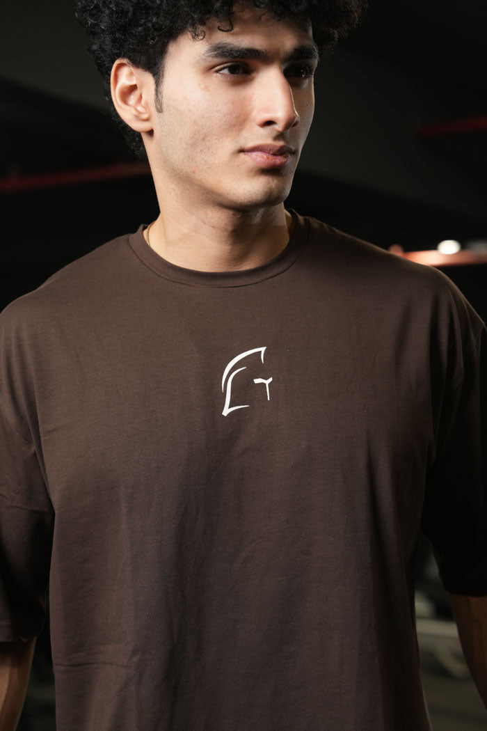 Legacy Oversized T-Shirt-Brown