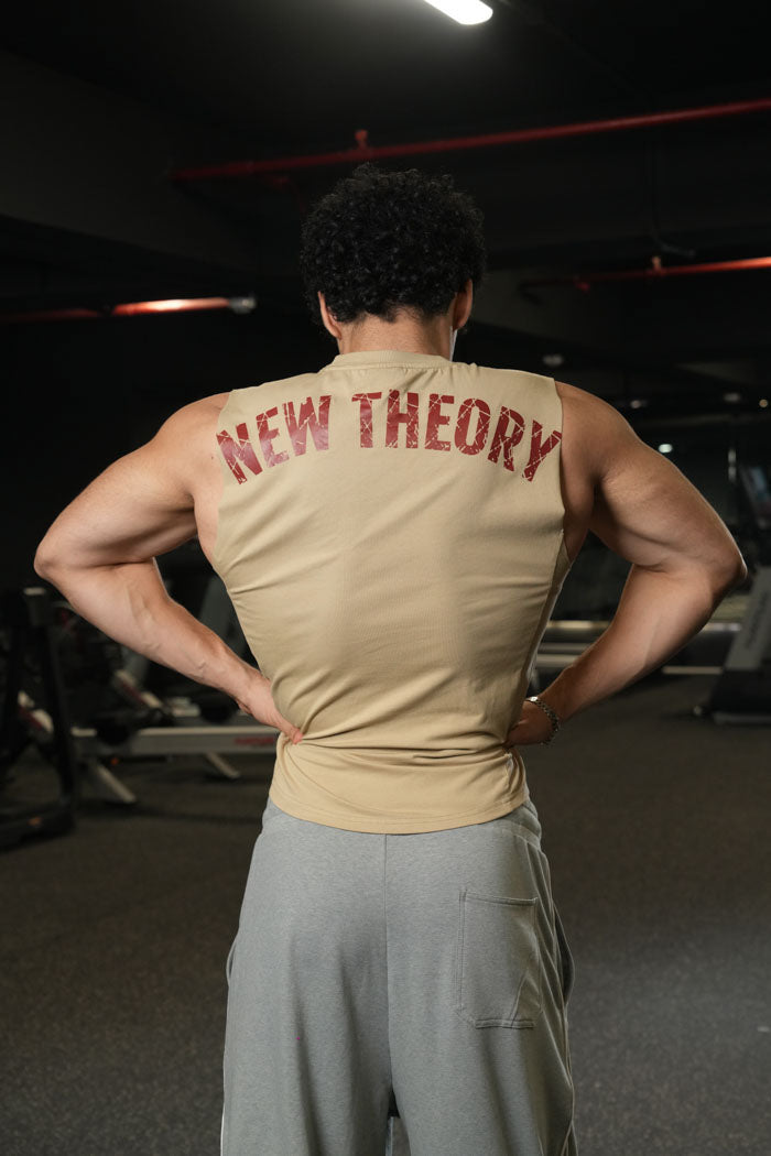 Legacy Cut Off Tank - Beige