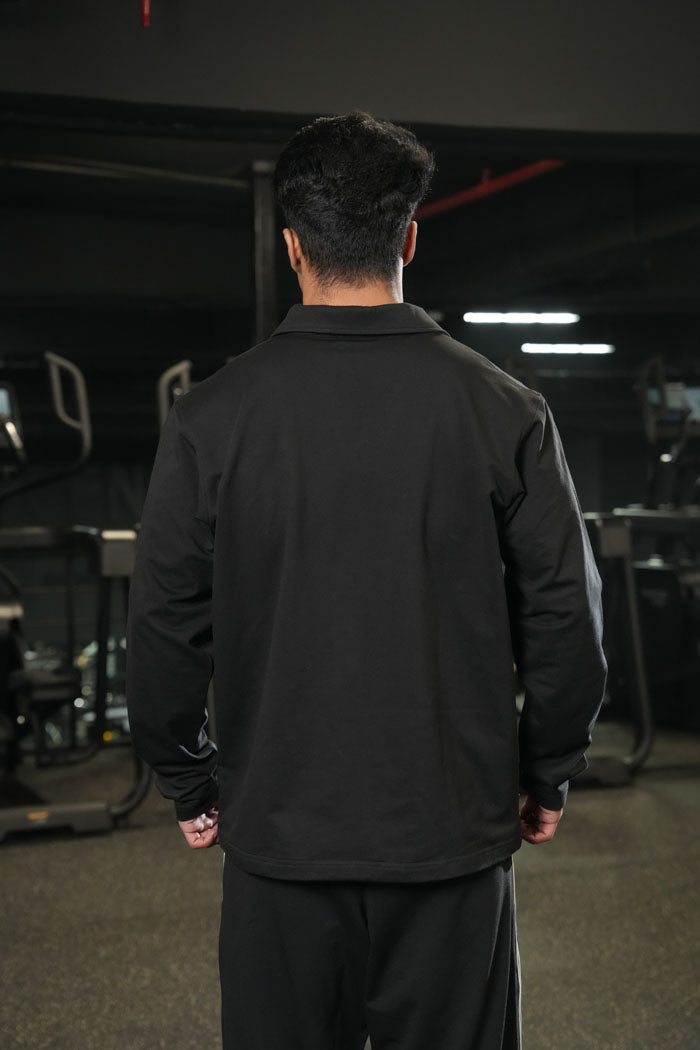 Legacy Jogger and Polo Set-Black