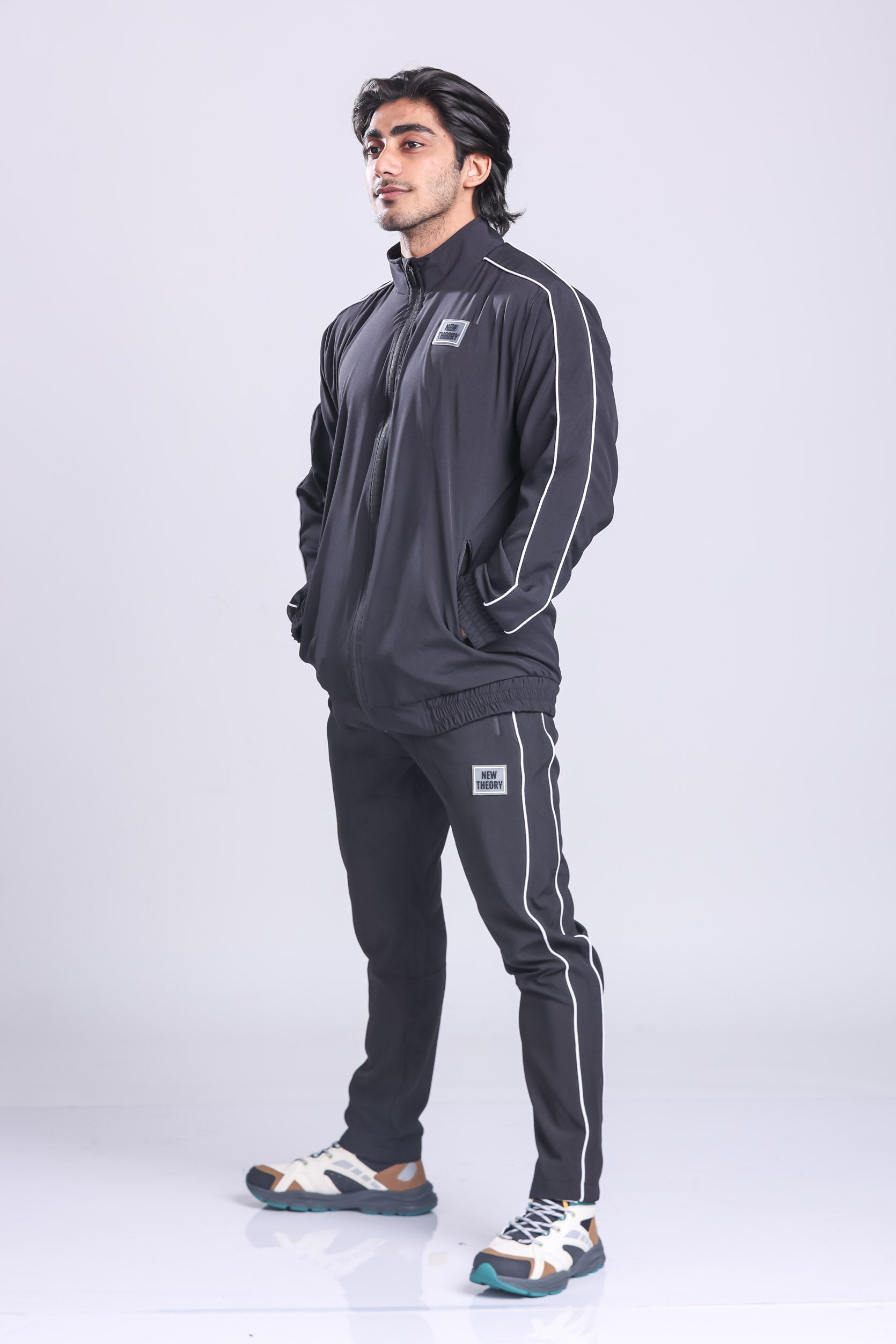 Essential Performance Track Pants- Black