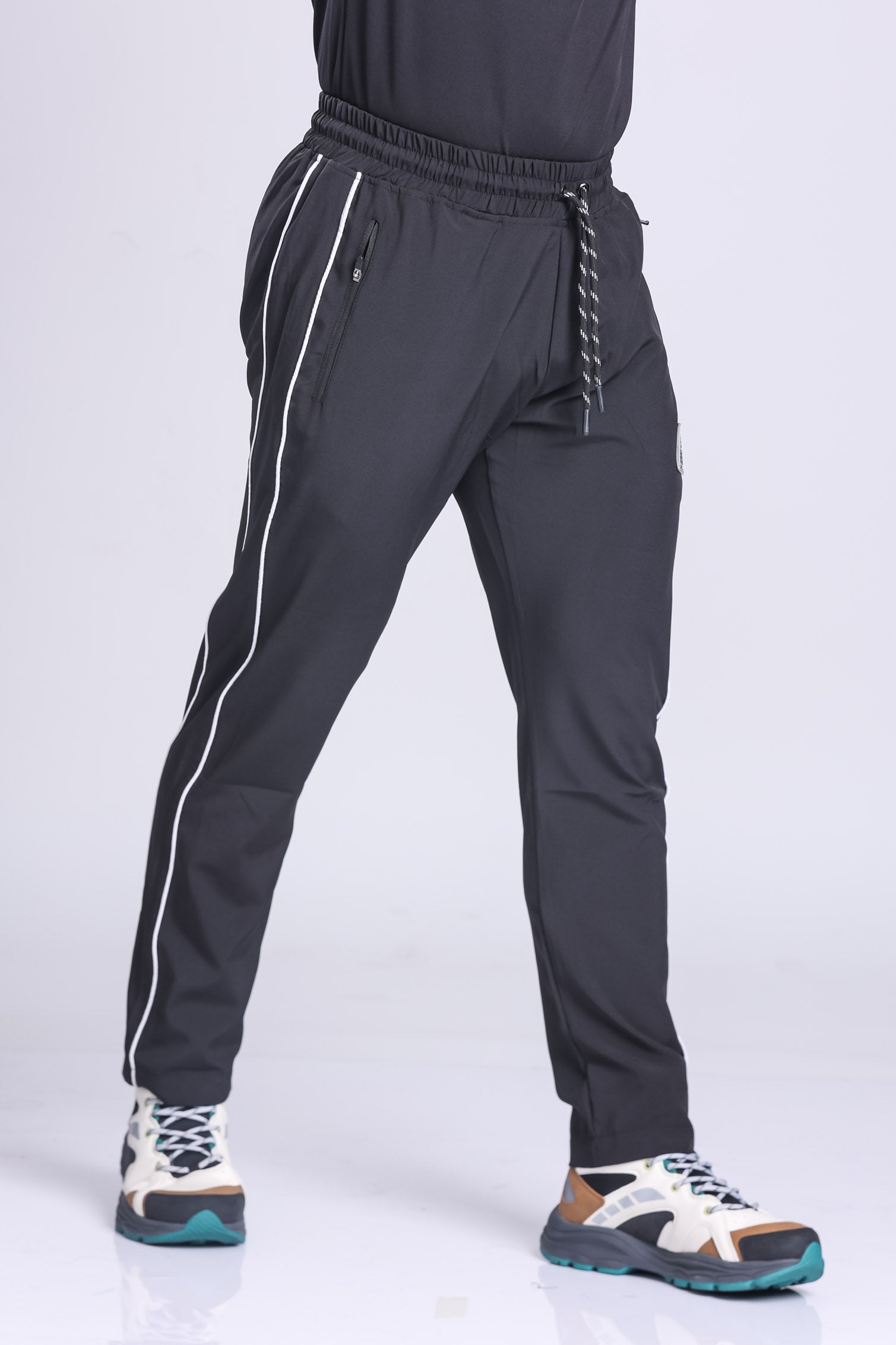 Essential Performance Track Pants- Black