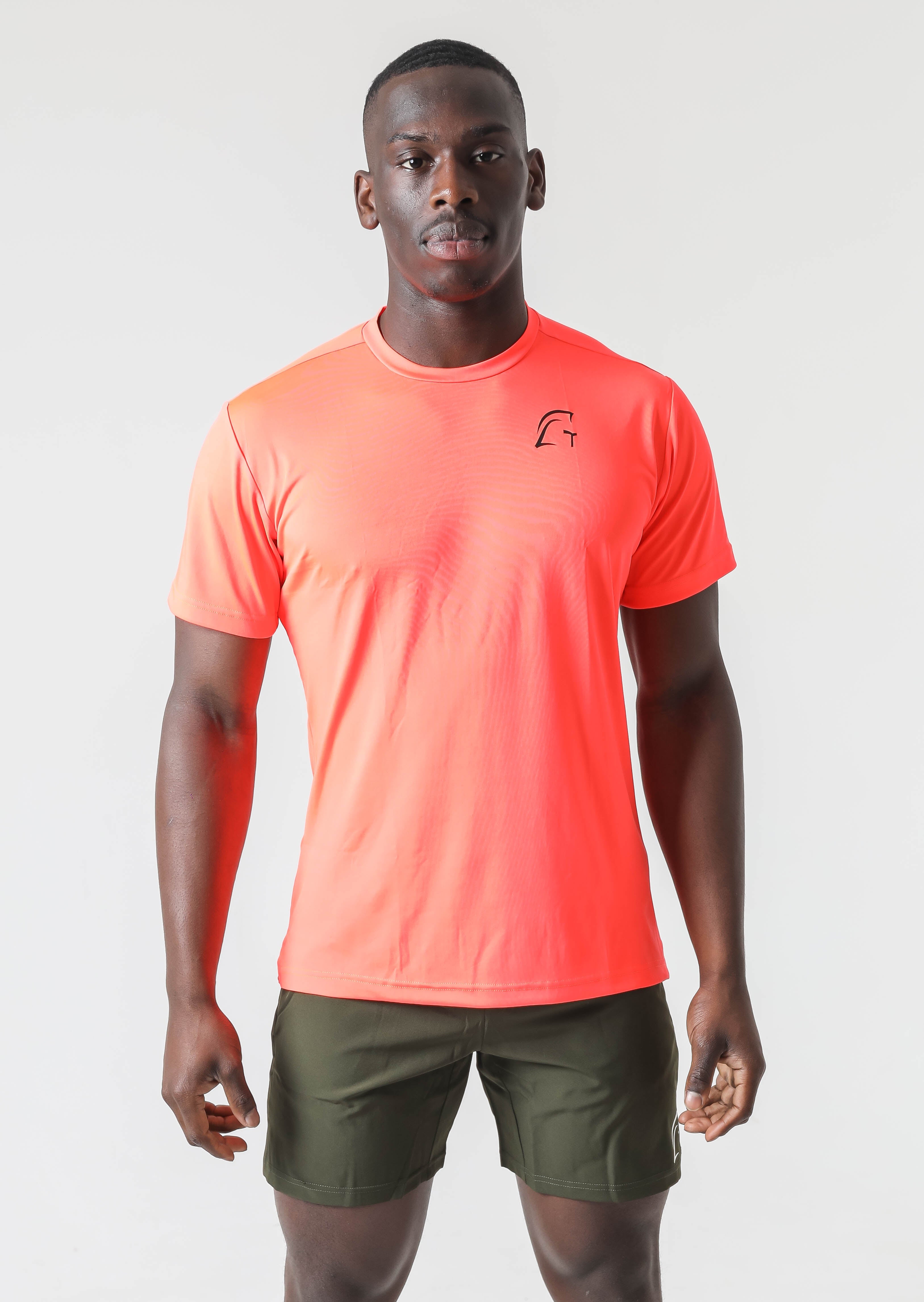 Kryjer X NTC Essential Range Half T-Shirt - Neon Orange