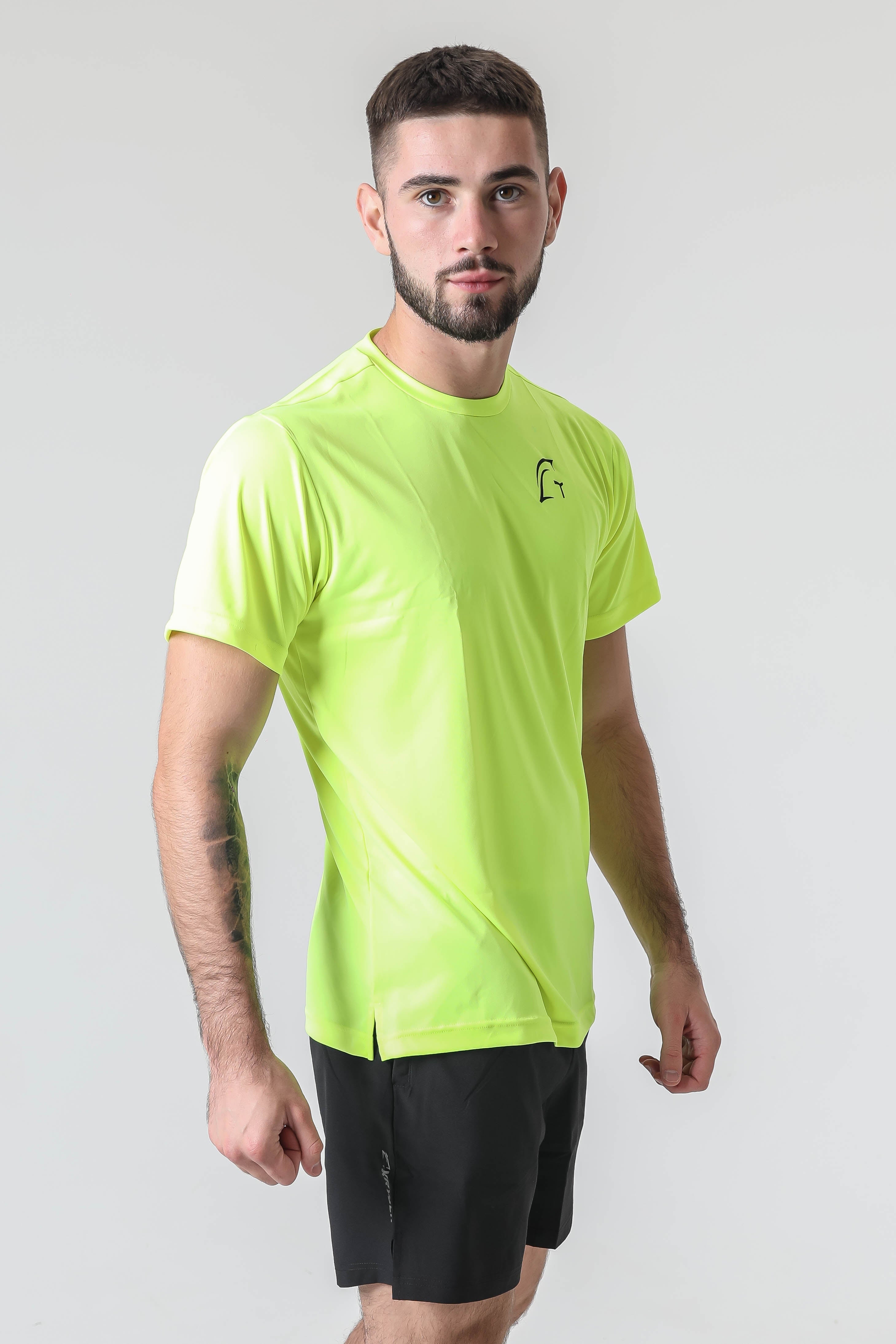 Kryjer X NTC Essential Range Half T-Shirt - Neon Yellow