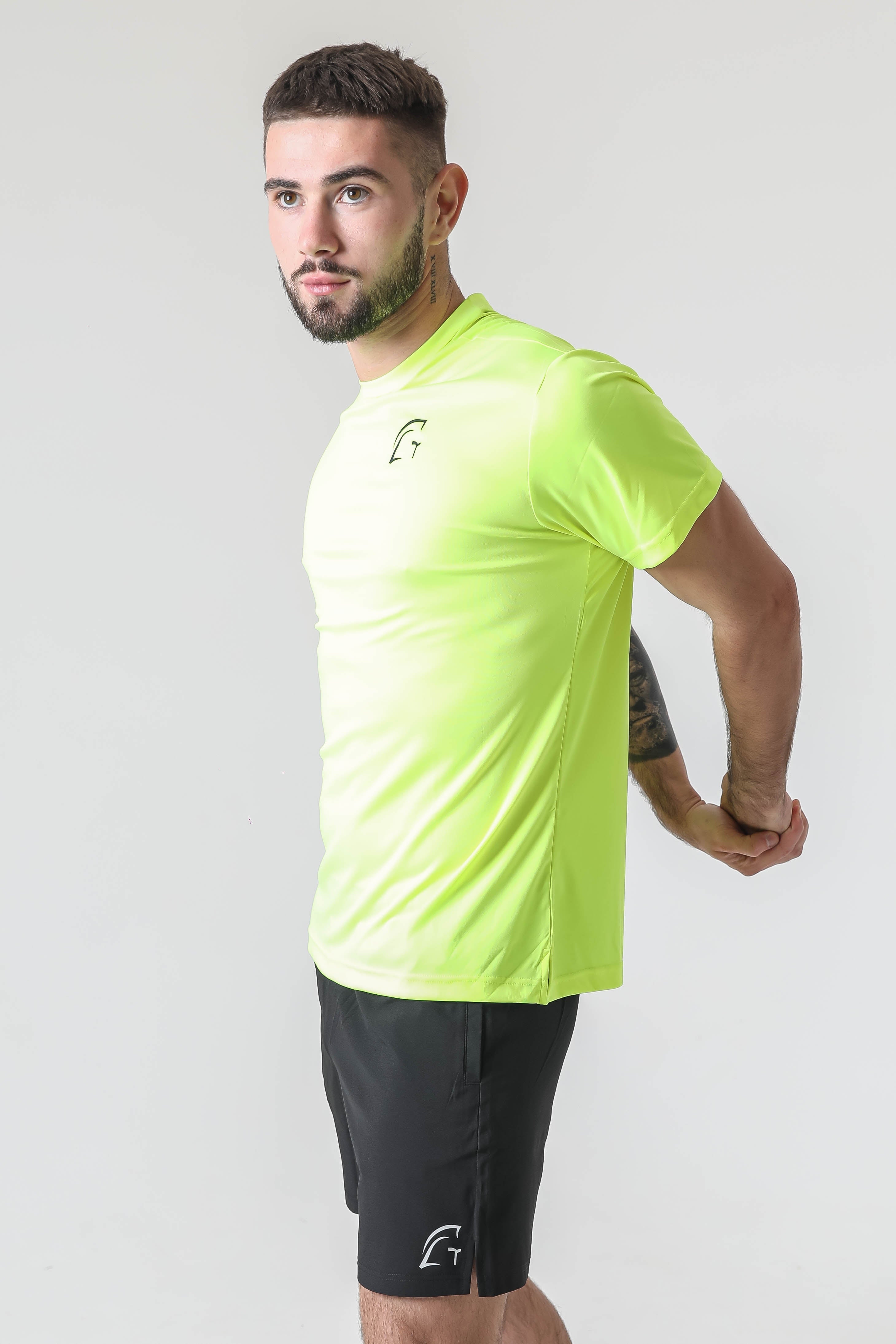 Kryjer X NTC Essential Range Half T-Shirt - Neon Yellow