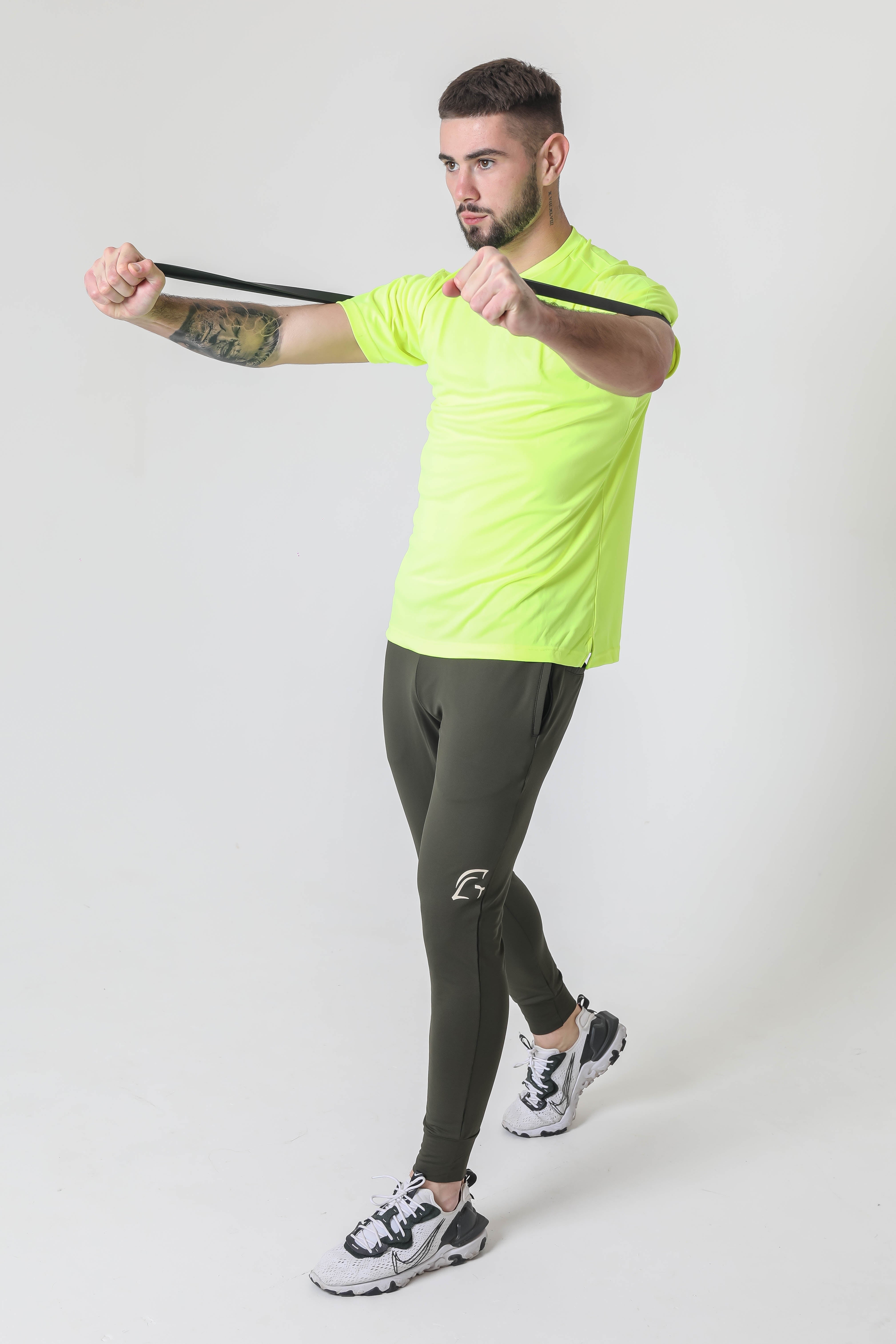 Kryjer X NTC Essential Range Half T-Shirt - Neon Yellow