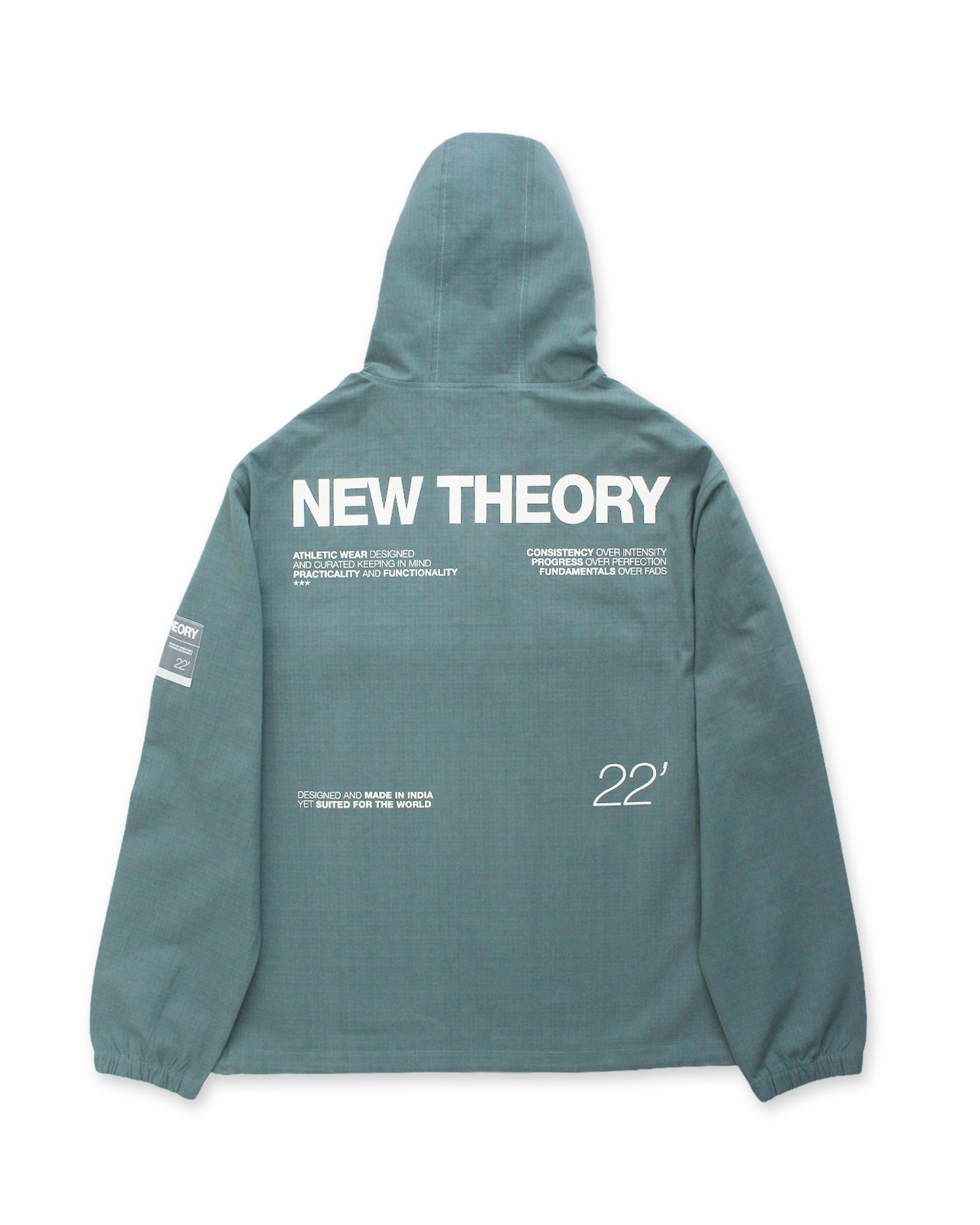 NT001 Parkha Hoodie Lead Blue