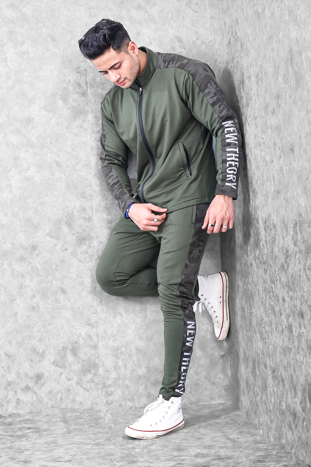 Active Camo Tracksuit- Olive