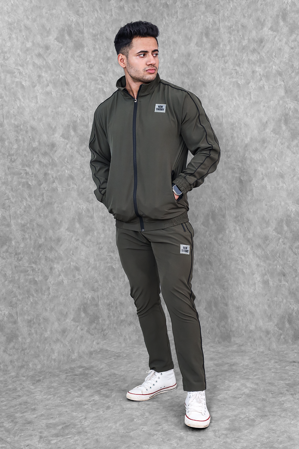 Essential Performance Tracksuit- Olive