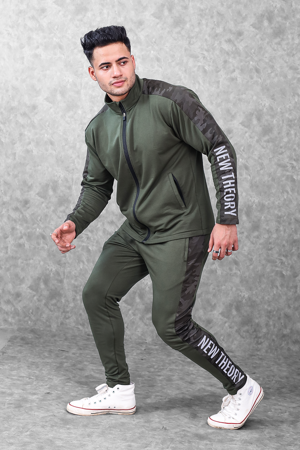 Active Camo Tracksuit- Olive