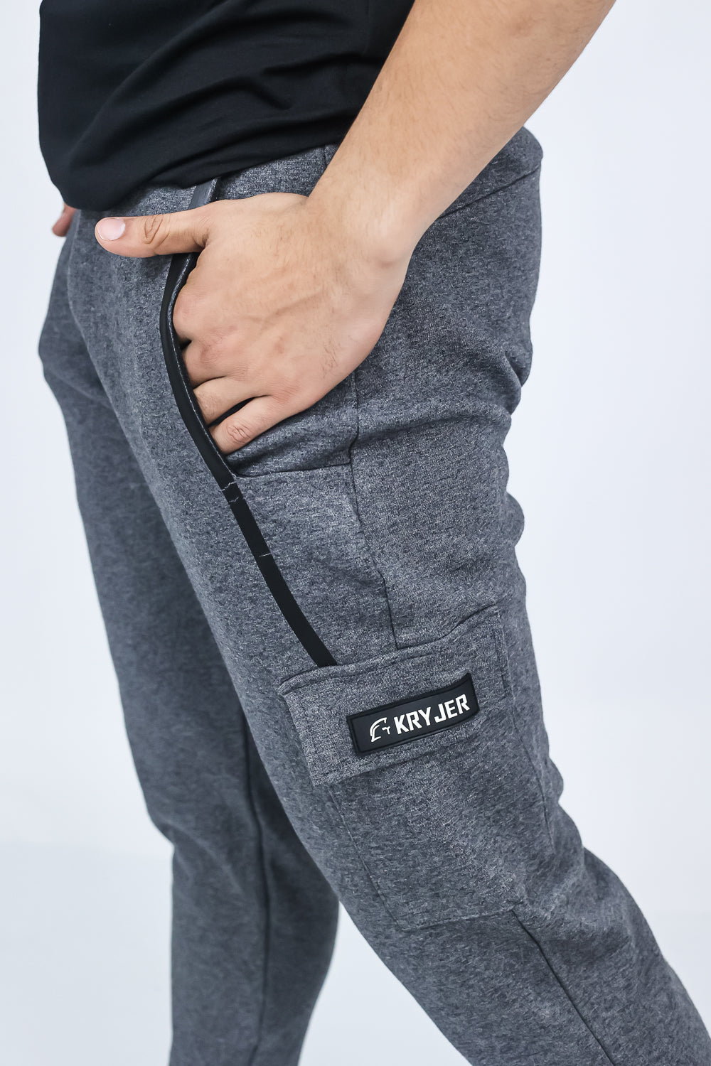 Kryjer X NTC Signature Cargo Jogger Dark Grey