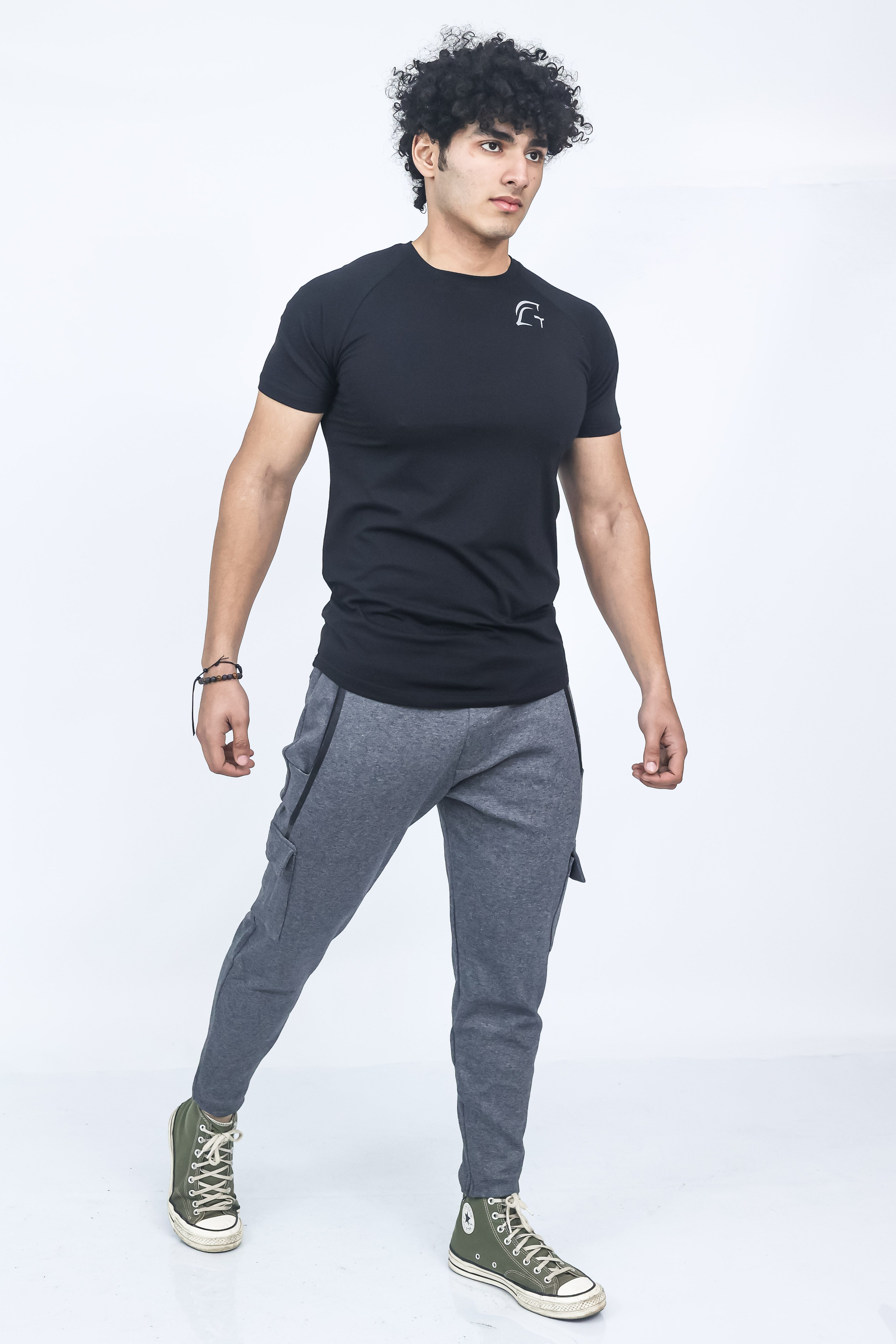 Kryjer X NTC Signature Half T-Shirt Black