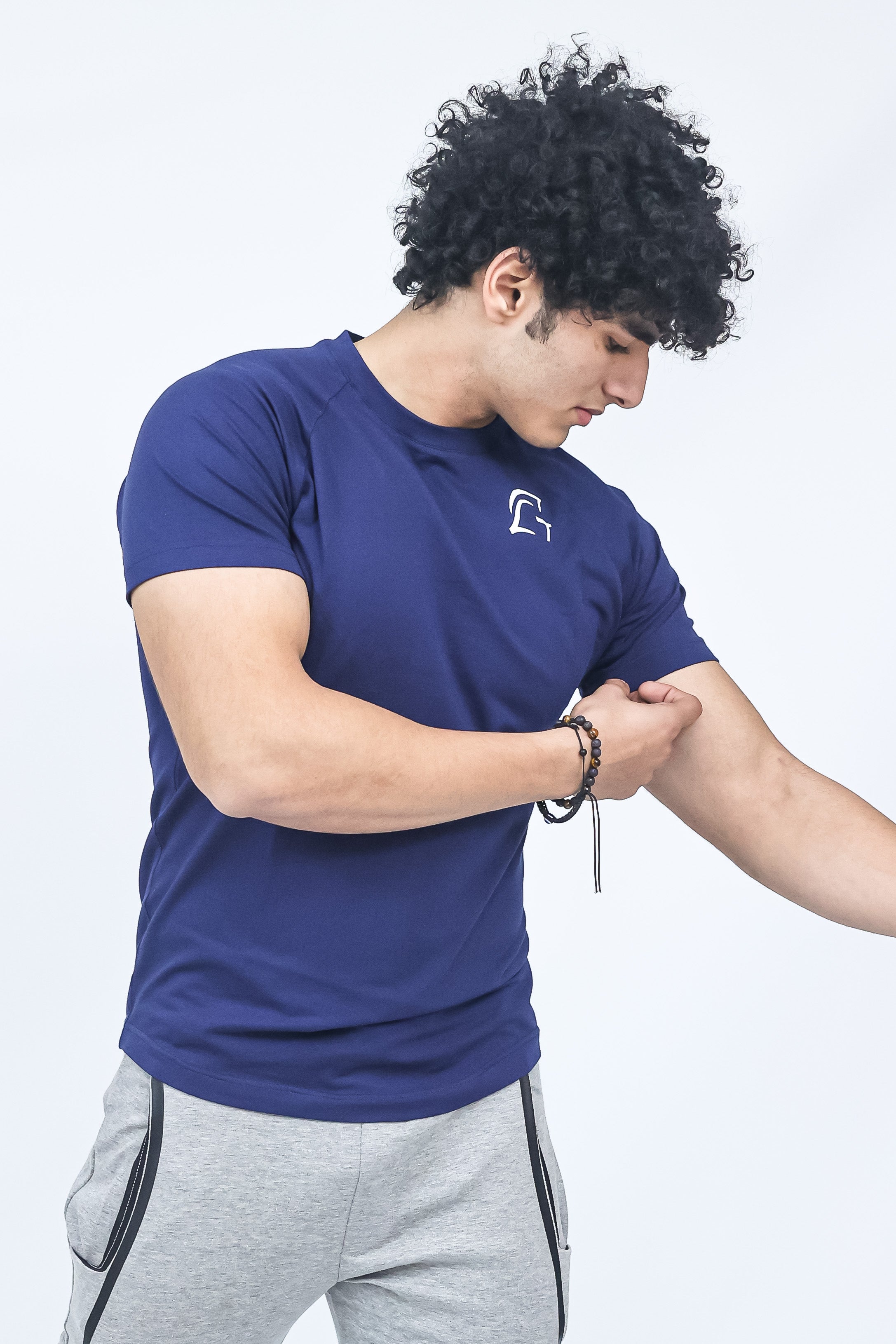 Kryjer X NTC Signature Half T-Shirt Navy