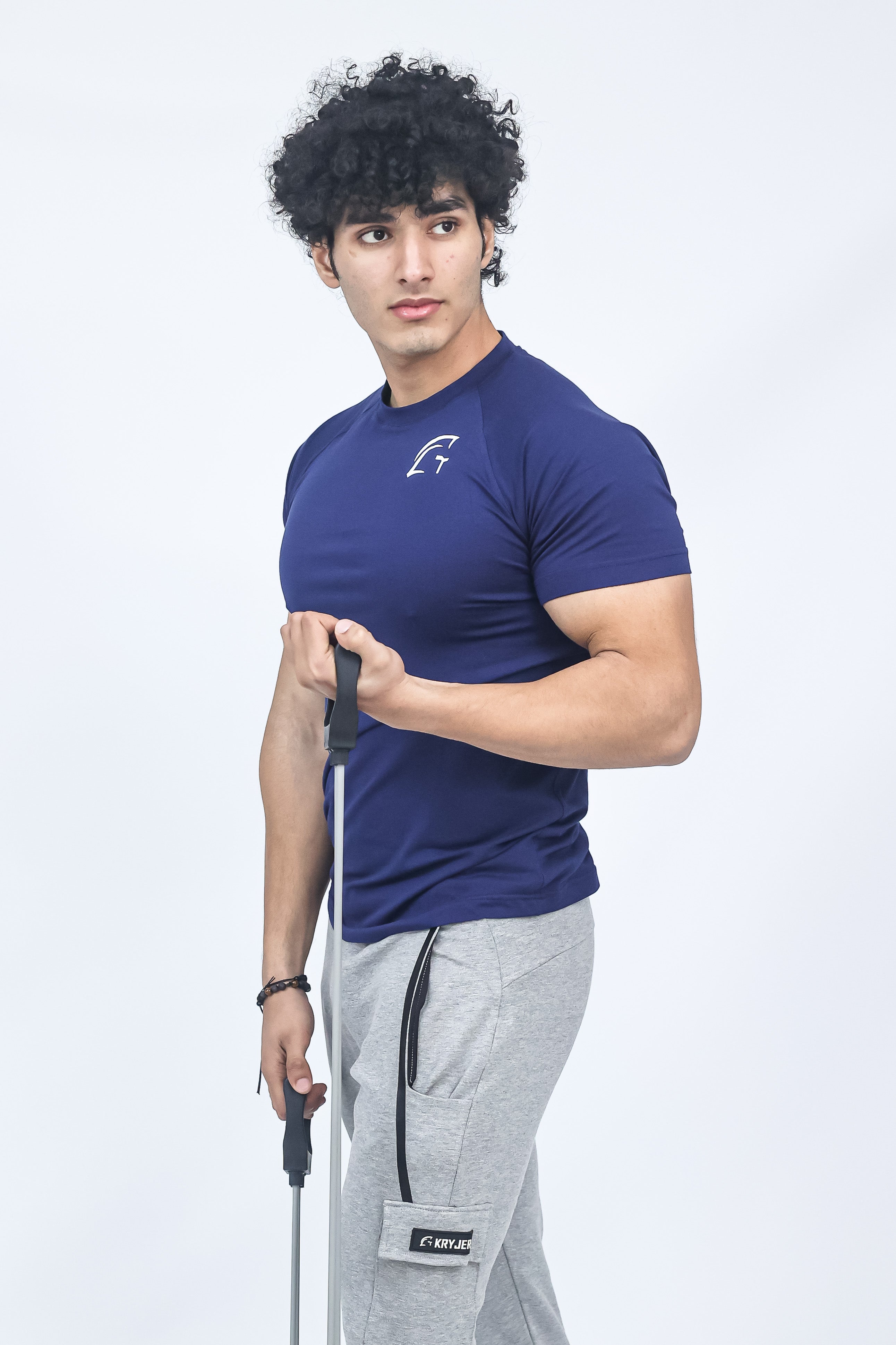 Kryjer X NTC Signature Half T-Shirt Navy