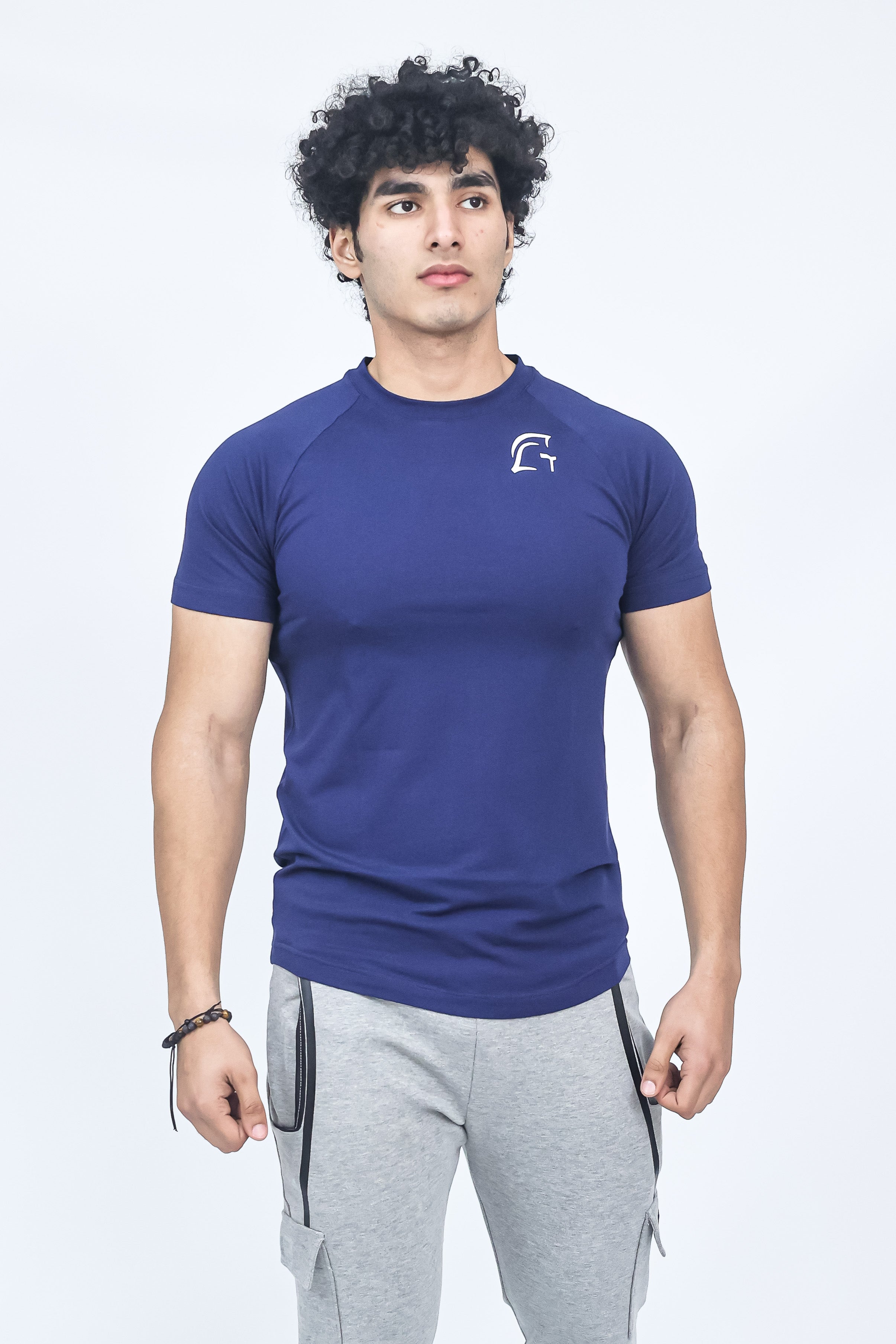 Kryjer X NTC Signature Half T-Shirt Navy