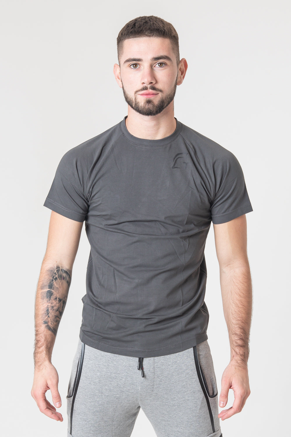 Kryjer X NTC Signature Half T-Shirt Grey