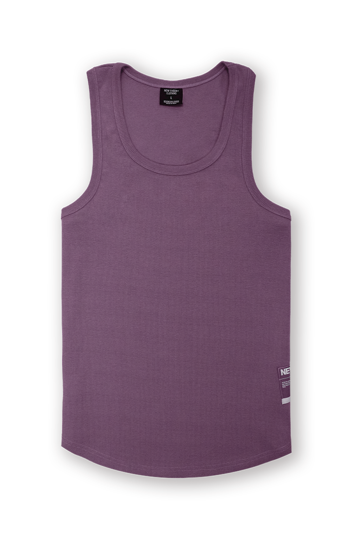NT001 Ribbed Tank Tulipwood