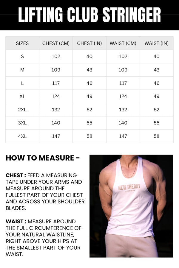 Lifting Club Shorts & Stringer White