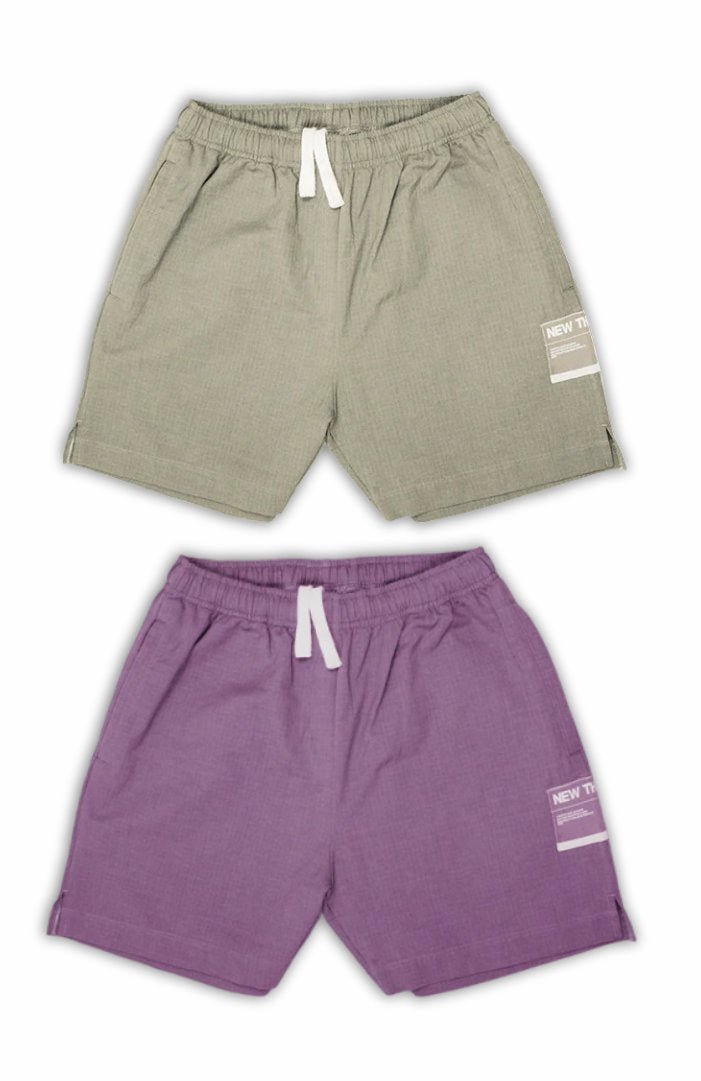 NT001 100% Cotton Shorts 7' inch 2pk