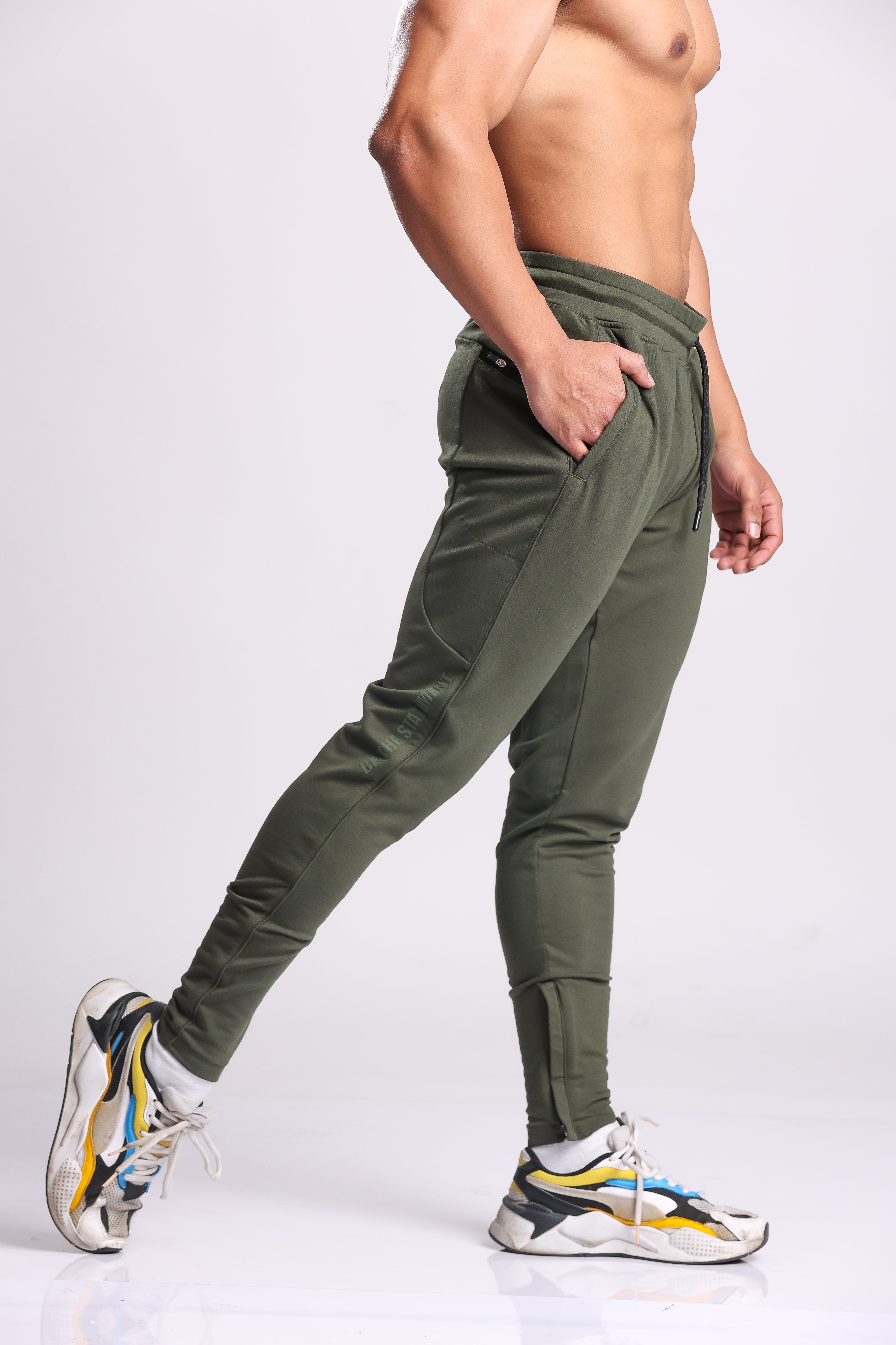 Athletic Training Tracksuit- Olive