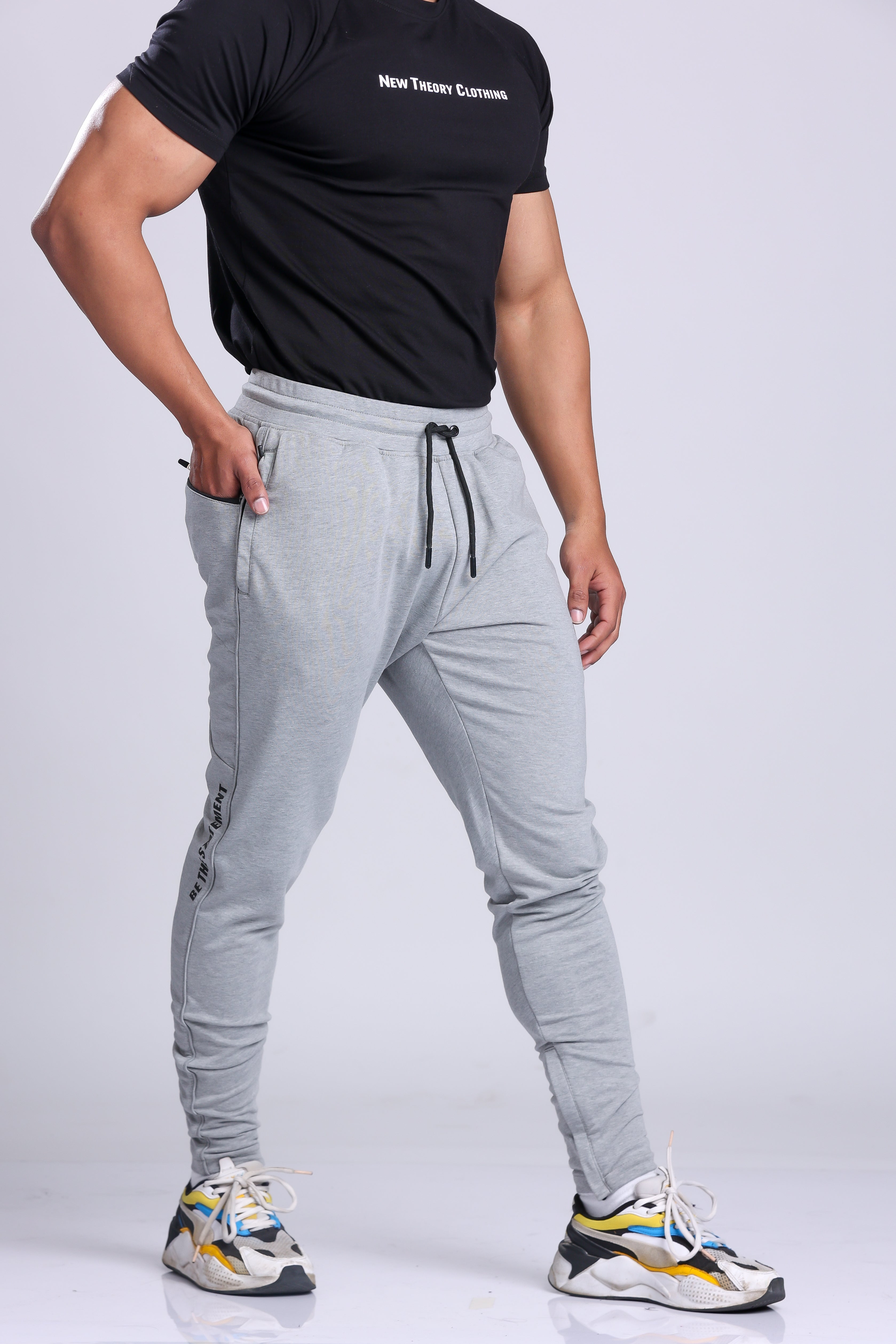 Athletic Training Tracksuit- Grey